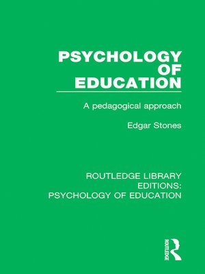 cover image of Psychology of Education